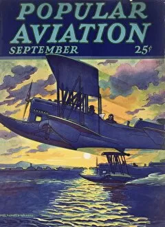 The Blue Collection: Cover design, Popular Aviation Magazine