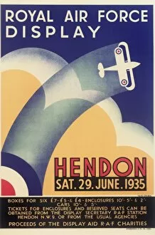 Royal Air Force Display Poster, Hendon